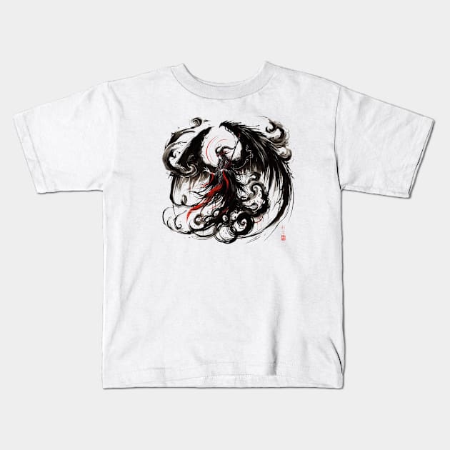 Dark Angel Kids T-Shirt by T-Shirt Paradise